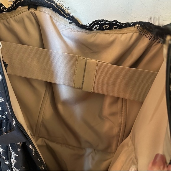 NWT Neiman Marcus Target Robert Rodriguez black lace strapless dress Sz 6 - Picture 9 of 11